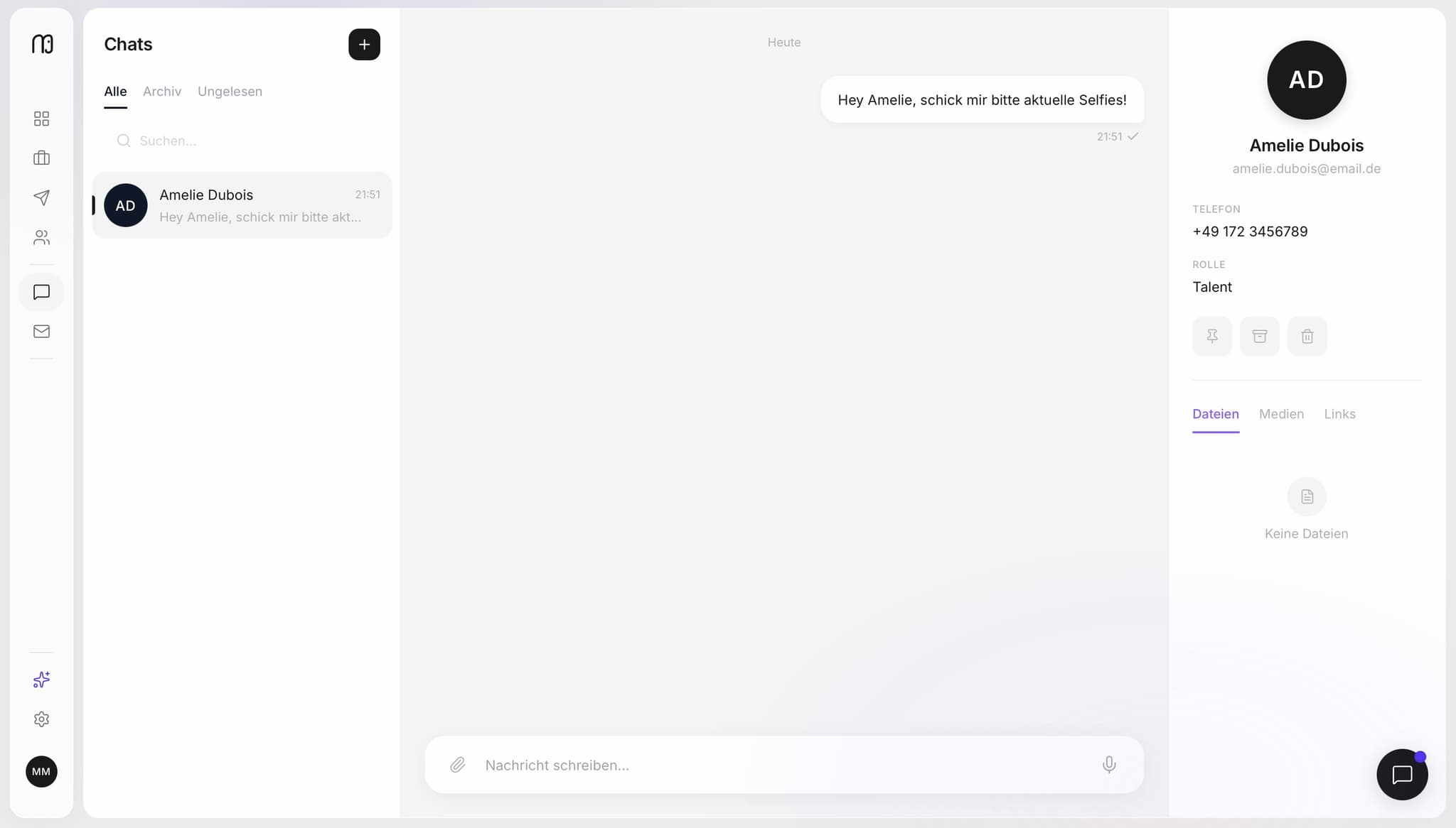 mona Team-Chat