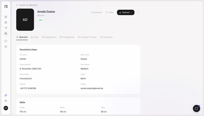 Talent-Verwaltung